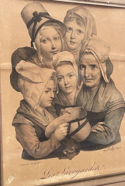 Lot de gravures XIXème siècle, notamment...