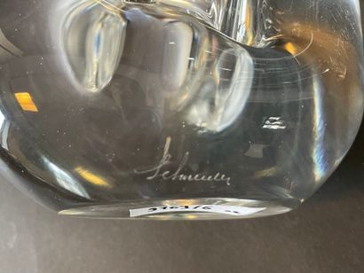 SCHNEIDER
Paire de bougeoirs à trois lumières...
