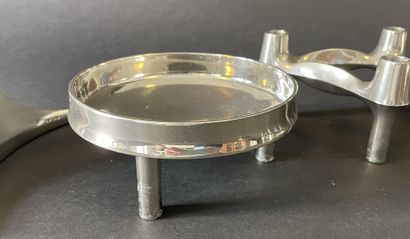Fritz NAGEL 1948
Suite de 16 bougeoirs modulables,...