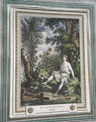Lot de gravures XIXème siècle, notamment...