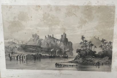 Lot de neuf gravures notamment XIXème si...
