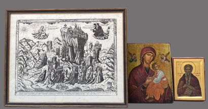 Reproductions d'icones et de gravure grecques
38...