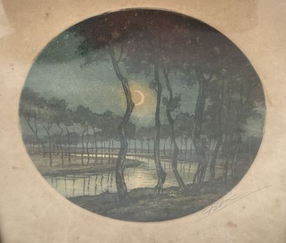 Lot de pièces encadrées XIXème et XXème siècle...