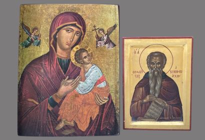 Reproductions d'icones et de gravure grecques
38...