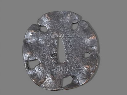 Collection de sept tsuba.
Japon, Epoque Meiji...
