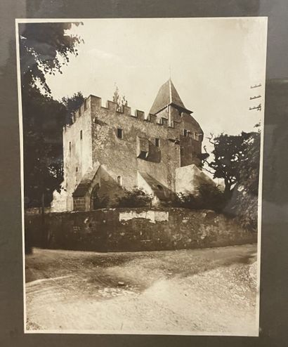 Lot de trois gravures : 
