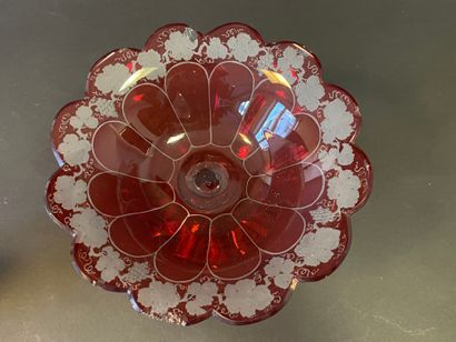 Lot de verrerie et cristal comprenant carafe...