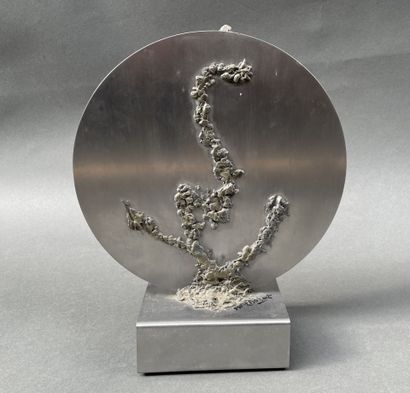 Mary DORAT (1901 - 1997)
Sculpture en aluminium...