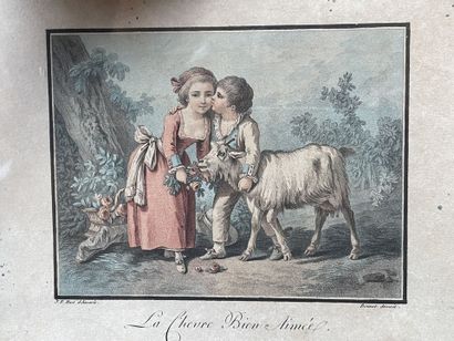 Lot de gravures XIXème siècle, notamment...