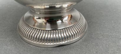Lot en argent Minerve comprenant : 
-Timbale...