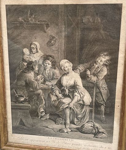 Lot de gravures du XVIIIème siècle
Tache...