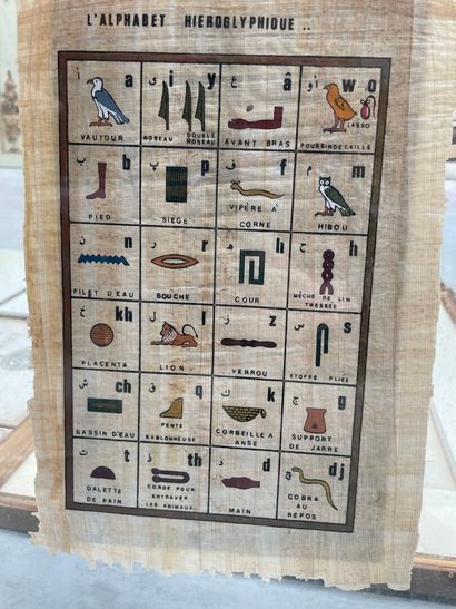 Lot de pièces encadrées XIXème et XXème siècle...