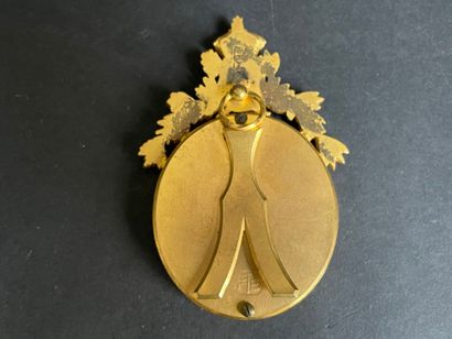 Portrait de Napoléon III dans un cadre en...