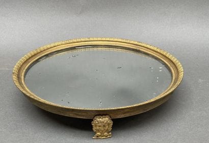 Surtout de table en bronze doré ciselé d'une...