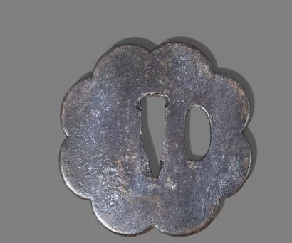 Collection de sept tsuba.
Japon, Epoque Meiji...
