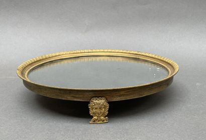 Surtout de table en bronze doré ciselé d'une...