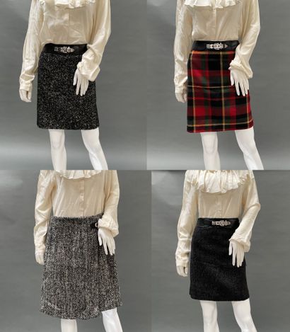 Georges RECH Synonym
Set of four wool skirts:...