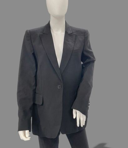 Stella McCartney 
Black wool tailored jacket...