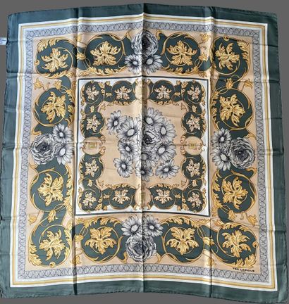 Louis FERAUD, Ted LAPIDUS 
Two muslin scarves—one...