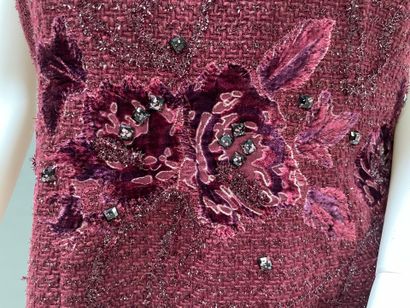 RENATO NUCCI
Burgundy wool dress embellished...