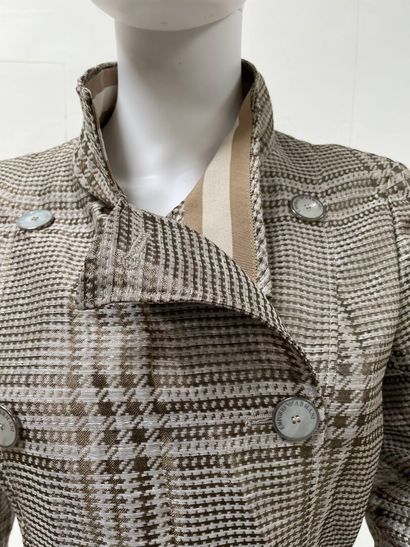 EMPORIO ARMANI 
Acetate trench coat with...