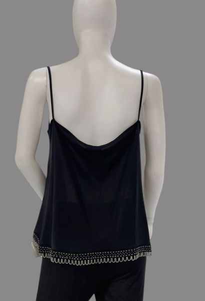 LANVIN, Christian LACROIX 
Set of two black...