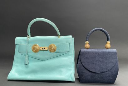 Gianni VERSACE and ANONYMOUS
Set of two bags:
-...