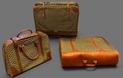 GOYARD attributed to
Set in camel leather...