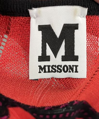 MISSONI
Knit dress in red and navy blue tones,...