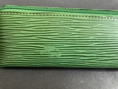 Louis VUITTON, 1991
Green Épi leather pencil...