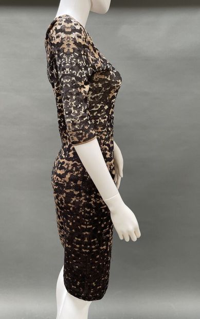 MISSONI 
Jersey dress with gold lurex and...
