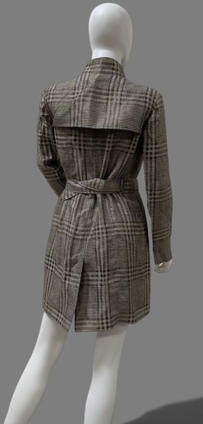 EMPORIO ARMANI 
Acetate trench coat with...