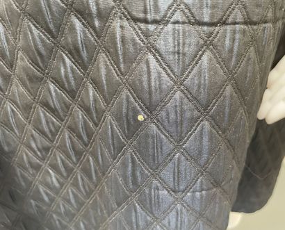 TARA JARMON
Navy blue and black wool dress...