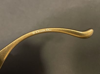 Christian DIOR 
Ski 6 goggles with a gold...