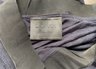 LANVIN Winter 2008 
Blue jersey dress with...