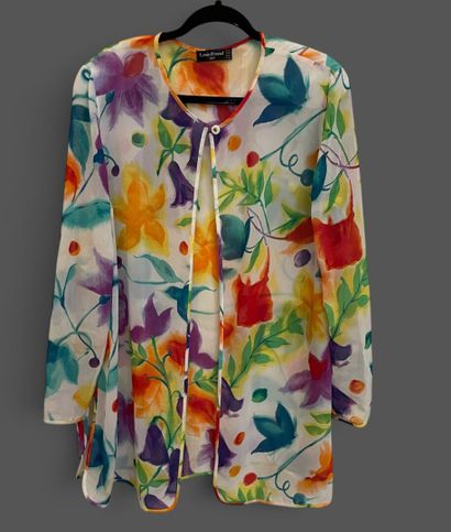 Louis FERAUD
Floral-print chiffon jacket,...