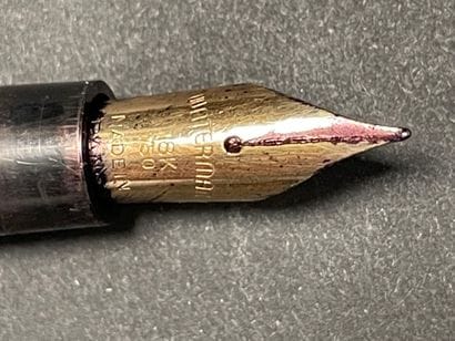 WATERMAN
-Gold-plated fountain pen with an...