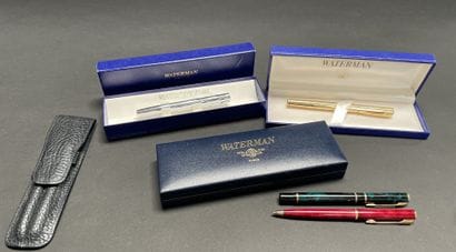 WATERMAN
-Gold-plated fountain pen with an...