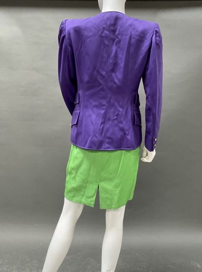 UNGARO Parallèle 
Set including a purple...