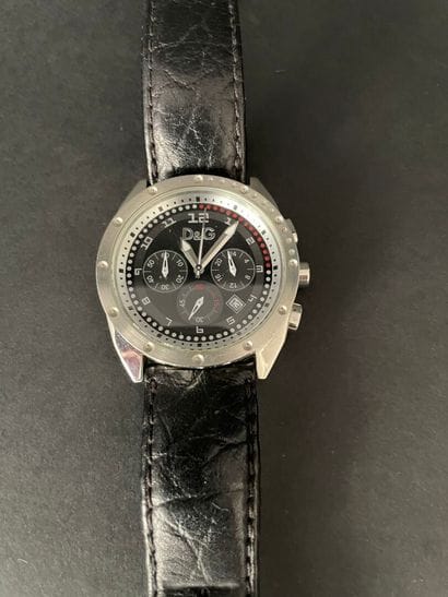 DOLCE & GABBANA 
Men's stainless steel watch,...