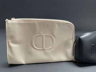 Christian DIOR
Set of three logo-embossed...
