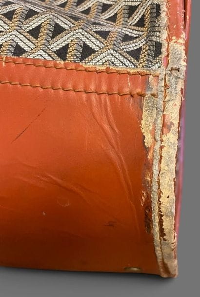 GOYARD attributed to
Set in camel leather...