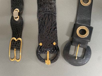 Léo ISBA, Anonymous 
Set of three belts in...