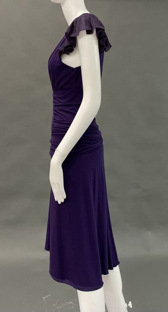 UNGARO FUCHSIA
Long purple jersey dress,...