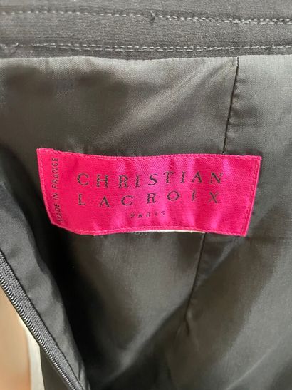Christian LACROIX
Straight-cut black wool...