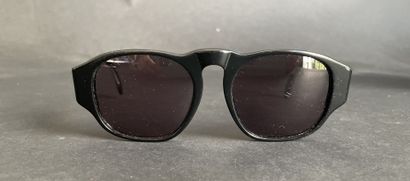 CHANEL
A pair of black composite sunglasses...