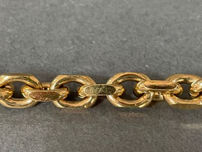 Guy LAROCHE 
Gold-plated link necklace, ...