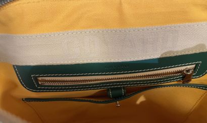 GOYARD 
Vendôme bag, 23 cm, made of green...