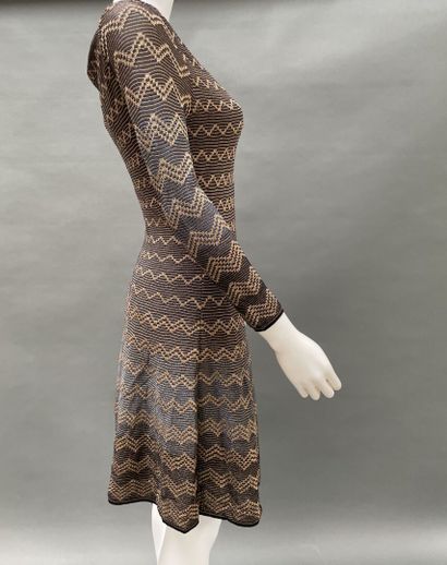 MISSONI
Knit dress with gold lurex, V-neck,...