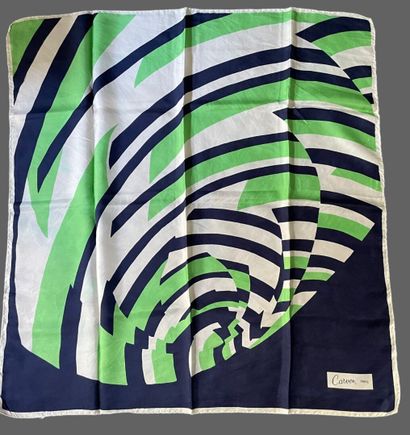 CARVEN 
A silk scarf and a silk shawl in...